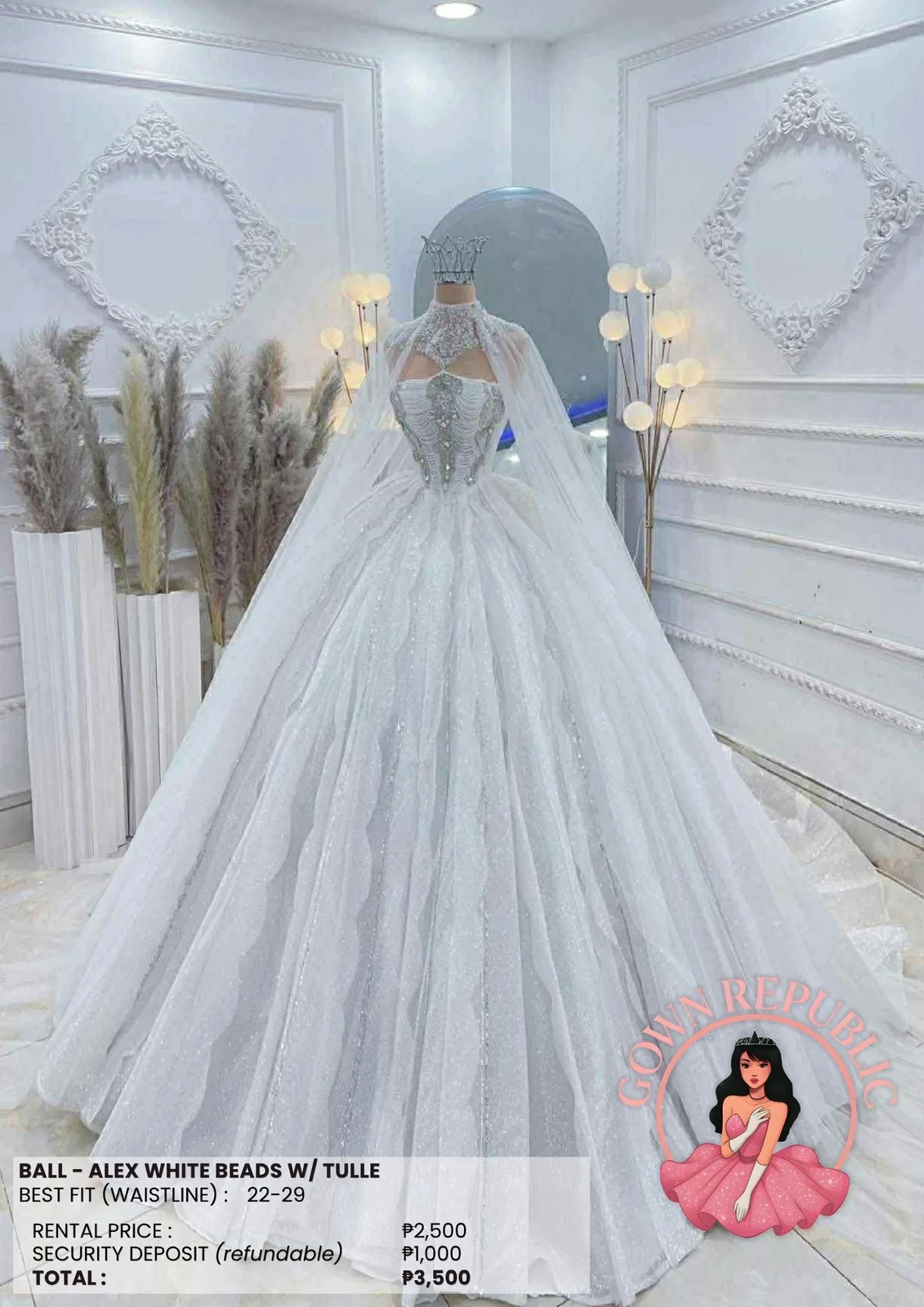 Ball Gowns: White 277